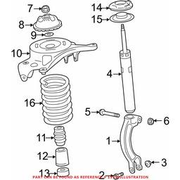 Audi Coil Spring Insulator - Front 4G0412103B